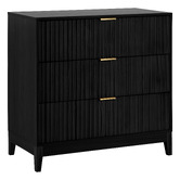 Core Living Decoris 3 Drawer Ribbed Chest