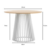 Core Living Chelsea II Round Dining Table