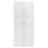 Core Living White Morana 2 Door Wardrobe