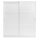 Core Living White Morana 2 Drawer Sliding Doors Wardrobe