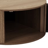 Core Living Callix Round Coffee Table with Storage