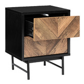 Core Living Merrick 2 Drawer Bedside Table