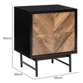 Core Living Merrick 2 Drawer Bedside Table