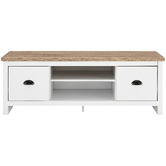 Core Living White &amp; Natural East Hastings Entertainment Unit