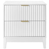Core Living Decoris 2 Drawer Ribbed Bedside Tables