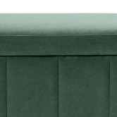 Core Living Beryl Velvet Storage Ottoman Bench