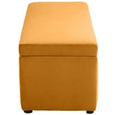 Core Living Beryl Velvet Storage Ottoman Bench