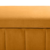 Core Living Beryl Velvet Storage Ottoman Bench