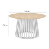 Core Living Chelsea Two-Tone Coffee Table