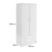 Core Living Griffin 2 Door Wardrobe