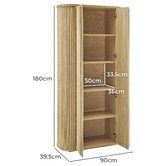 Core Living Caleigh 2 Door Storage Cupboard