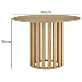 Core Living Corinna Round Dining Table