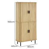 Core Living Callix 4 Door Cabinet
