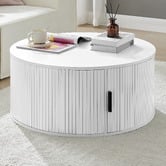Core Living Callix Round Coffee Table with Storage