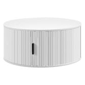Core Living Callix Round Coffee Table with Storage