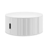 Core Living Callix Round Coffee Table with Storage