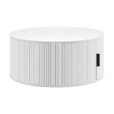 Core Living Callix Round Coffee Table with Storage