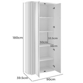 Core Living Caleigh 2 Door Storage Cupboard