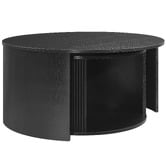 Core Living 2 Piece Caleigh Round Nesting Coffee Table Set