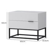 Core Living Jeremy Bedside Table