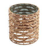 Core Living Cauthon Water Hyacinth Side Table