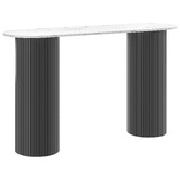 Core Living Callix Marble-Look Console Table