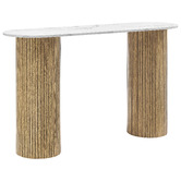Core Living Callix Marble-Look Console Table