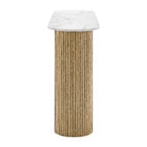 Core Living Callix Marble-Look Console Table