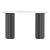 Core Living Callix Marble-Look Console Table