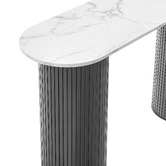 Core Living Callix Marble-Look Console Table