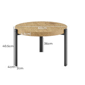 Core Living 2 Piece Ragnar Nesting Coffee Table Set