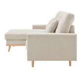 Core Living Curtis 3 Seater Double Sofa Bed with Chaise