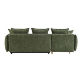 Core Living Thomas 3 Seater Double Sofa Bed with Left Chaise