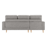 Core Living Curtis 3 Seater Double Sofa Bed with Chaise