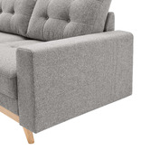 Core Living Curtis 3 Seater Double Sofa Bed with Chaise