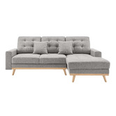 Core Living Curtis 3 Seater Double Sofa Bed with Chaise