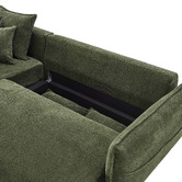 Core Living Thomas 3 Seater Double Sofa Bed with Left Chaise