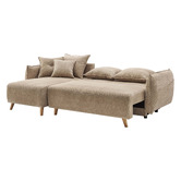 Core Living Thomas 3 Seater Double Sofa Bed with Left Chaise