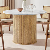 Core Living Callix Faux Marble Dining Table