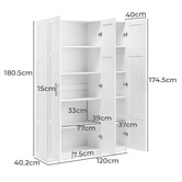 Core Living Morana 3 Door Cupboard