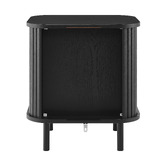 Core Living Callix Tambour Bedside Table