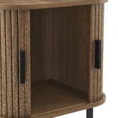 Core Living Callix Tambour Bedside Table