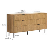 Core Living Callix 6 Drawer Chest