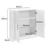 Core Living Morana 2 Door 3 Shelf Cupboard