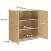 Core Living Morana 2 Door 3 Shelf Cupboard