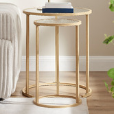 Core Living 2 Piece Lennon Nesting Side Table Set