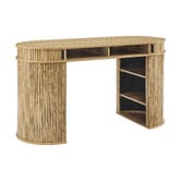 Core Living Callix 2 Door Study Desk with Storage Shelves