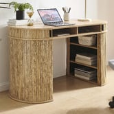 Core Living Callix 2 Door Study Desk with Storage Shelves