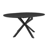Core Living Black Louella Extendable Dining Table