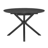 Core Living Black Louella Extendable Dining Table